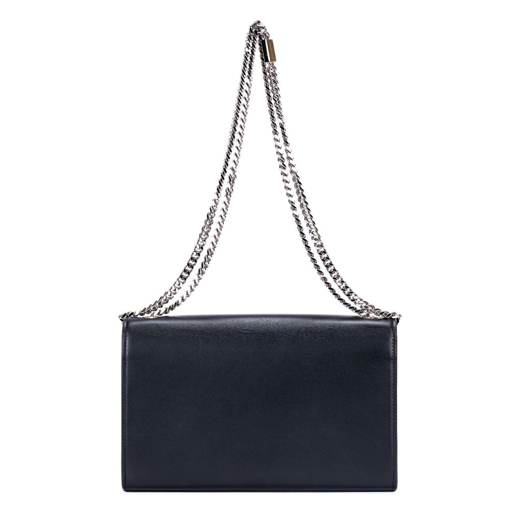Saint Laurent Kate Wallet on Chain Black Calfskin Leather Shoulder — view 5
