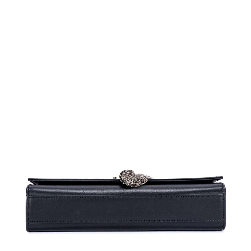 Saint Laurent Kate Wallet on Chain Black Calfskin Leather Shoulder — view 6