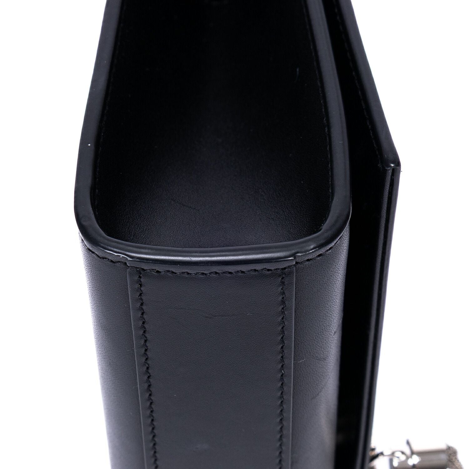 Saint Laurent Kate Wallet on Chain Black Calfskin Leather Shoulder — view 8