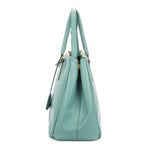 Prada la the Double Zip Galleria Tote Tarte Cozy Saffiano Luxe Leather — view 3