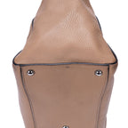Prada Square Flat Crossbody Dark Beigedeerskin Leathera — view 7