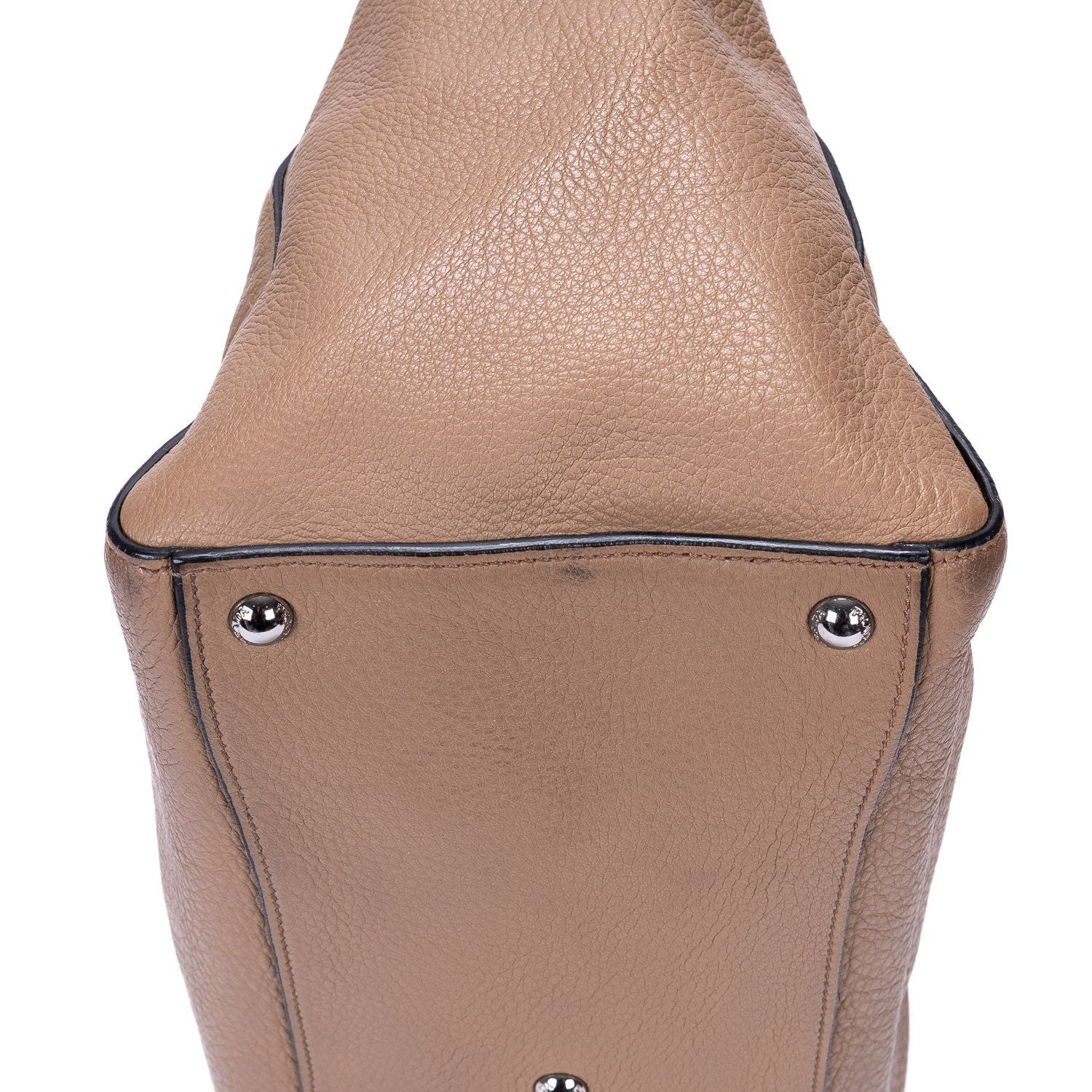 Prada Square Flat Crossbody Dark Beigedeerskin Leathera — view 7