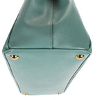 Prada la the Double Zip Galleria Tote Tarte Cozy Saffiano Luxe Leather — view 7