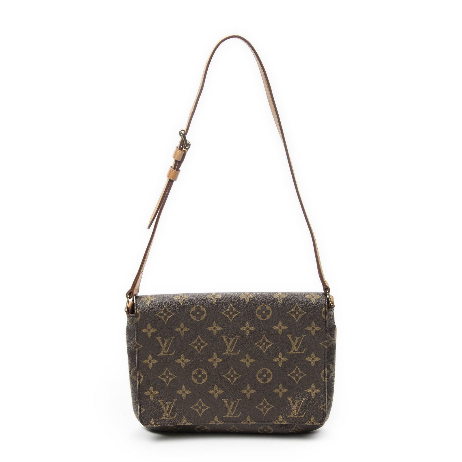 Louis Vuitton Musette Tango Brown Monogram Canvas Shoulder