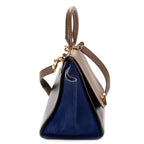 Celine Brown Black Blue Leather Shoulder — view 4