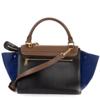 Celine Brown Black Blue Leather Shoulder — view 5