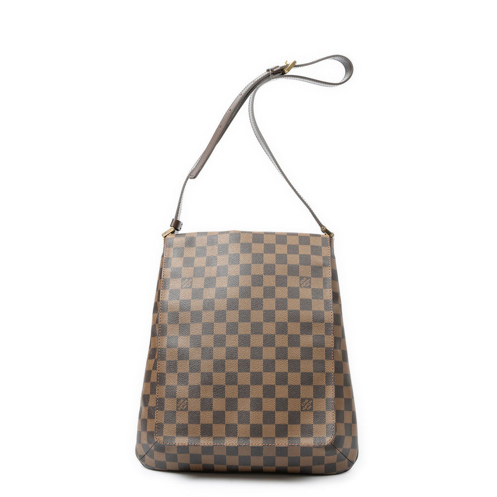 Louis Vuitton Musette Brown Damier Ebene Shoulder