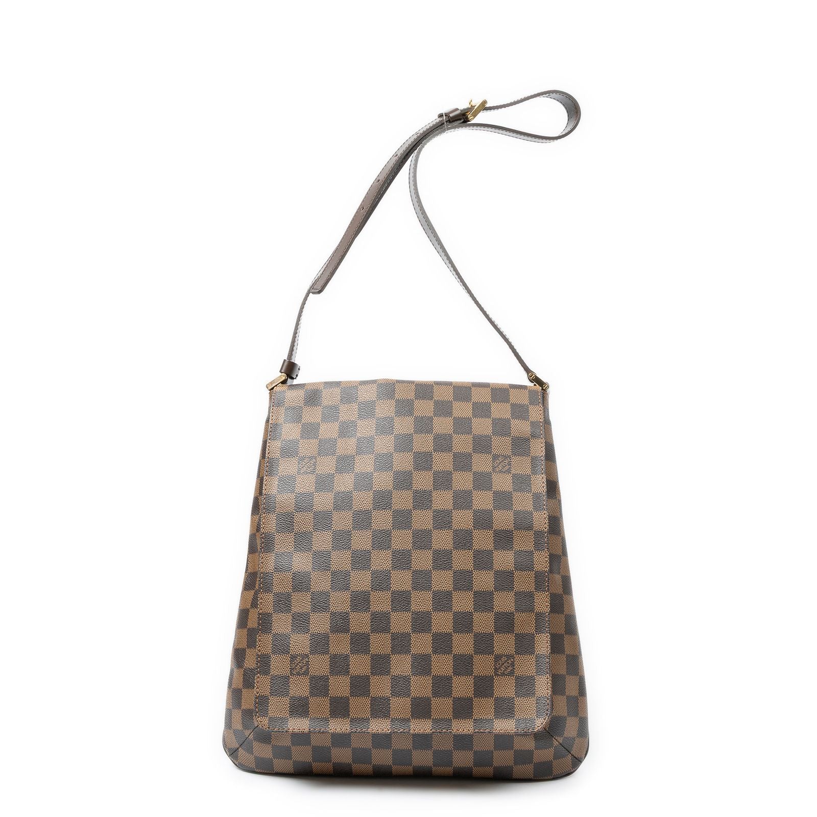 Louis Vuitton Musette Brown Damier Ebene Shoulder
