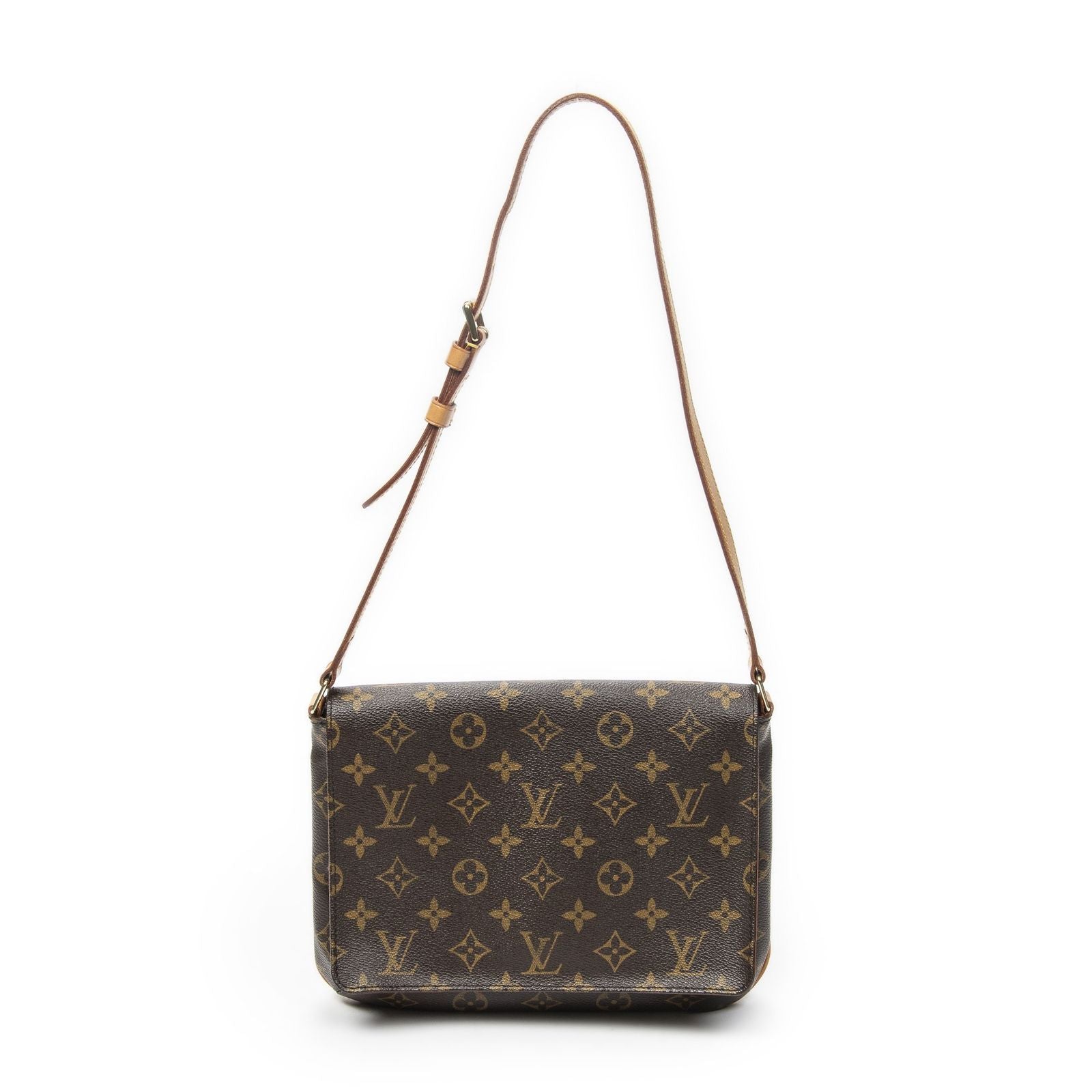 Louis Vuitton Musette Tango Brown Monogram Canvas Shoulder