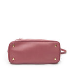 Prada Midi Amziptote Pink Saffiano Leather Shoulder — view 6