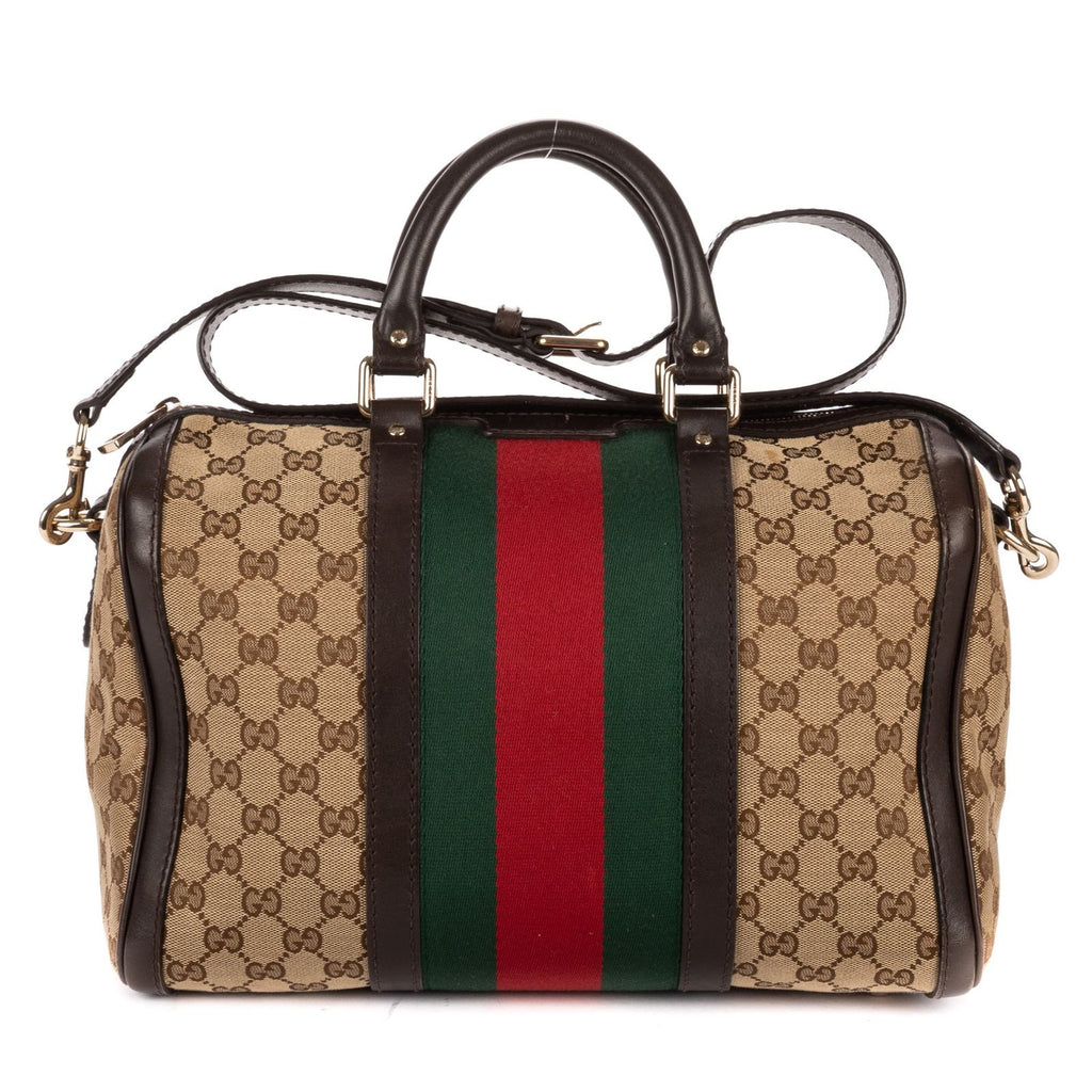 Gucci Midi Ambostonbeige Brown GG Canvas Shoulder