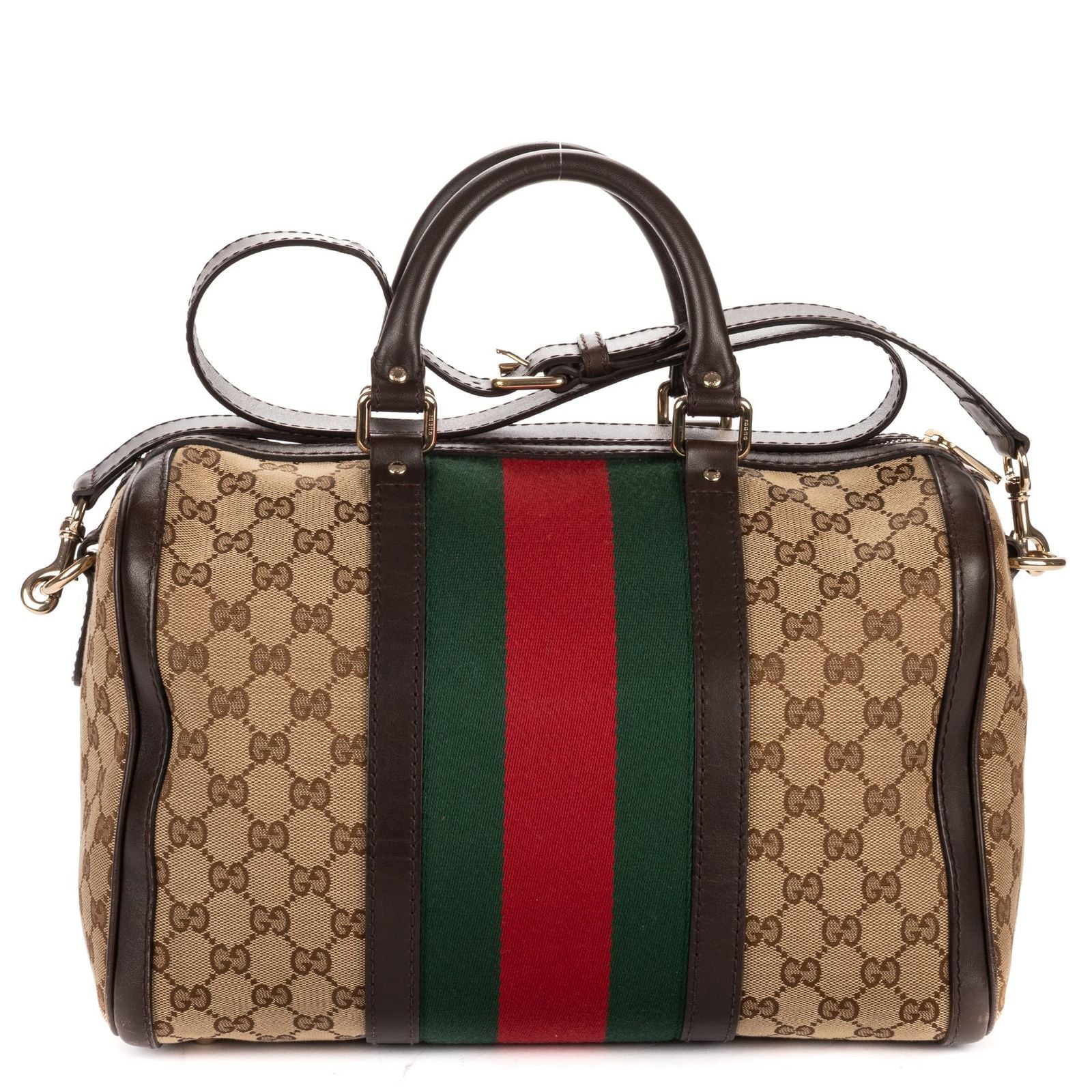 Gucci Midi Ambostonbeige Brown GG Canvas Shoulder — view 5