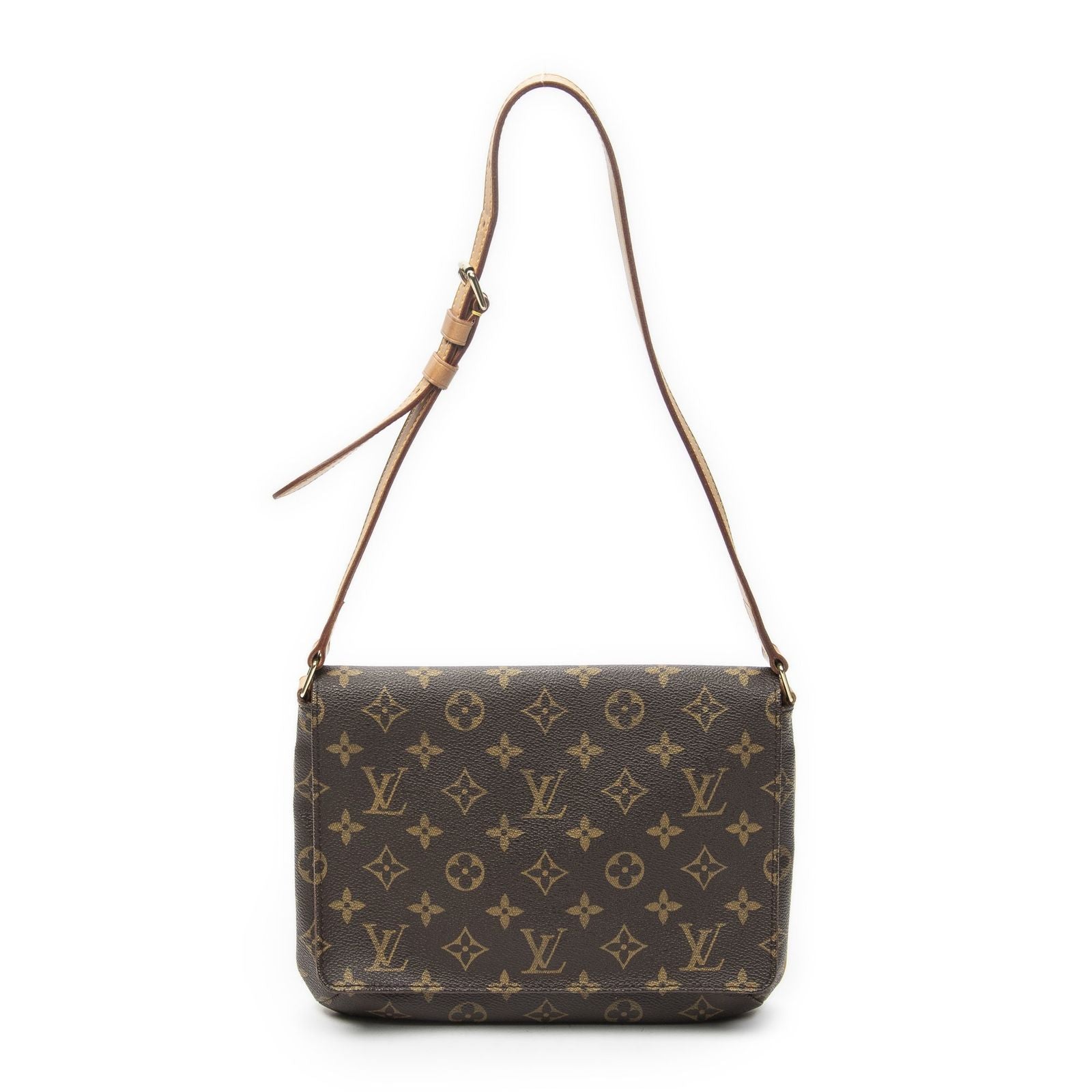 Louis Vuitton Musette Tango Brown Monogram Canvas Shoulder