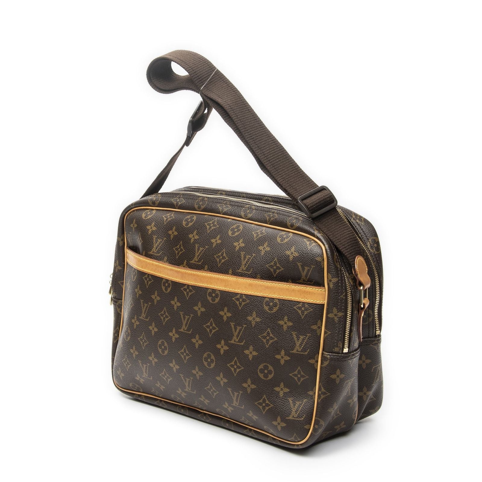 Louis Vuitton Reporter Brown Monogram Canvas Shoulder — view 2