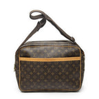Louis Vuitton Reporter Brown Monogram Canvas Shoulder
