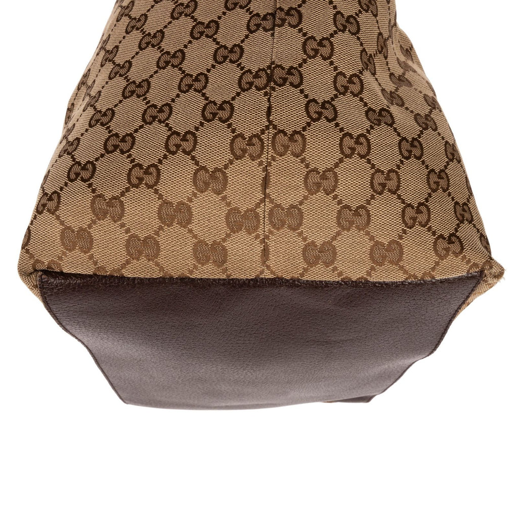 Gucci GG Tote Beige Brown Canvas — view 8