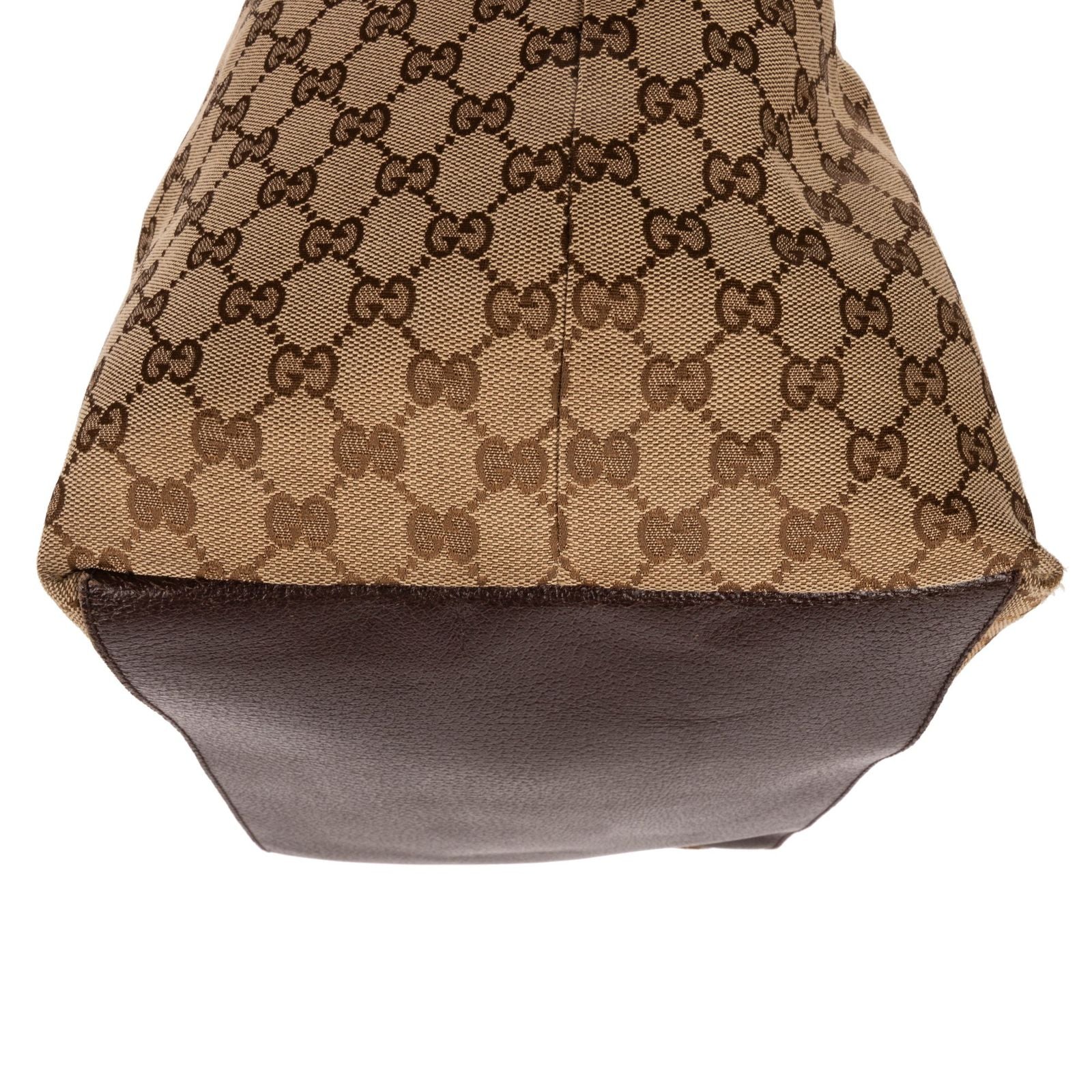 Gucci GG Tote Beige Brown Canvas — view 8