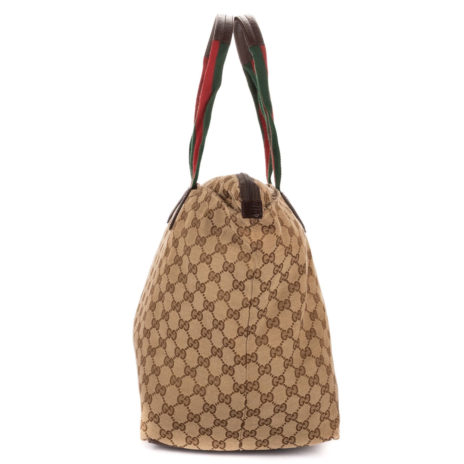 Gucci GG Tote Beige Brown Canvas — view 4