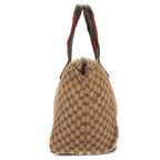 Gucci GG Tote Beige Brown Canvas — view 3