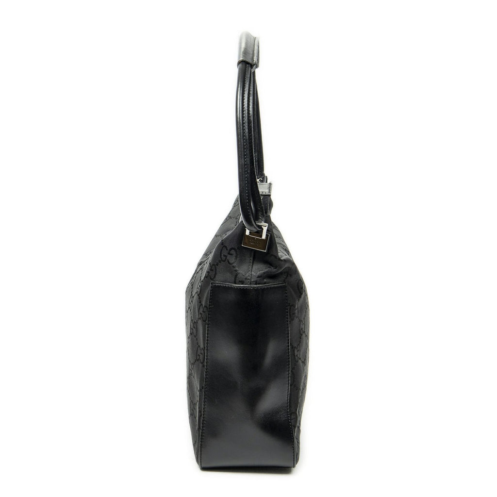 Gucci Vintage Black Nylon Shoulder — view 3