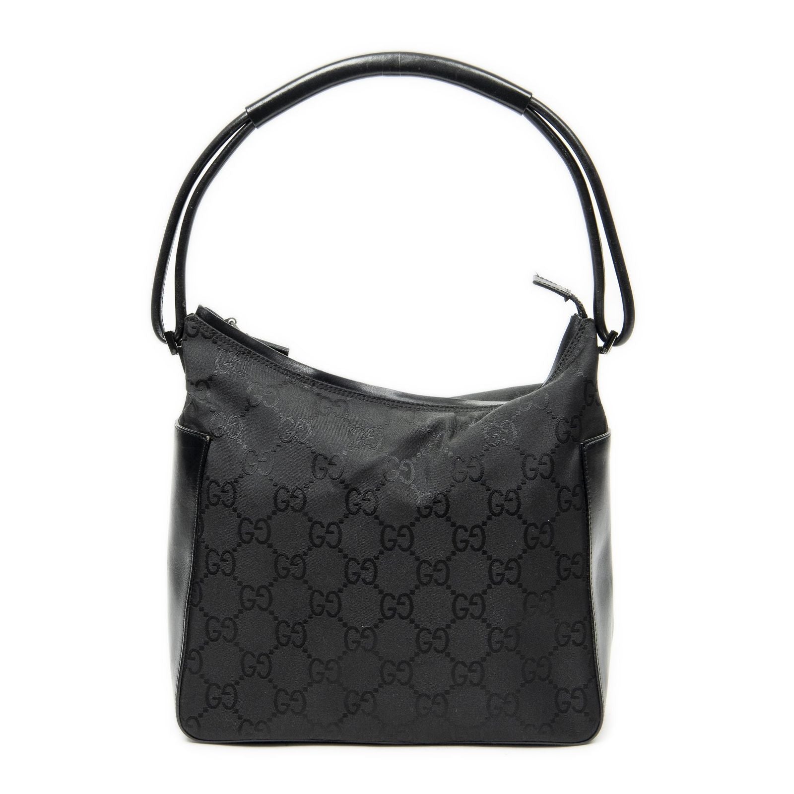 Gucci Vintage Black Nylon Shoulder