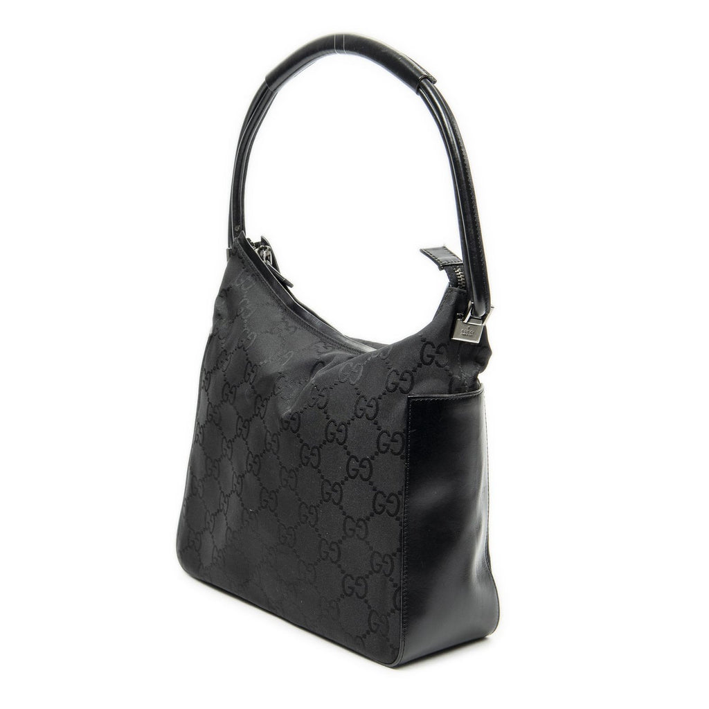 Gucci Vintage Black Nylon Shoulder — view 2