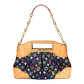 Louis Vuitton Ltd Ed Takashi Murakami Multicolore Judy Black Multicolor