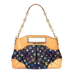 Louis Vuitton Ltd Ed Takashi Murakami Multicolore Judy Black Multicolor