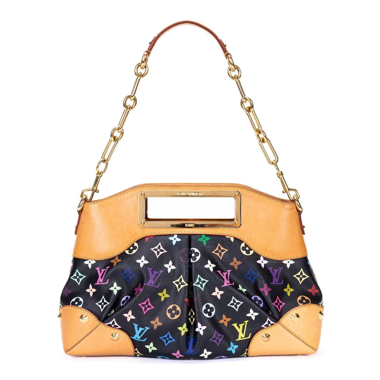 Louis Vuitton Ltd Ed Takashi Murakami Multicolore Judy Black Multicolor