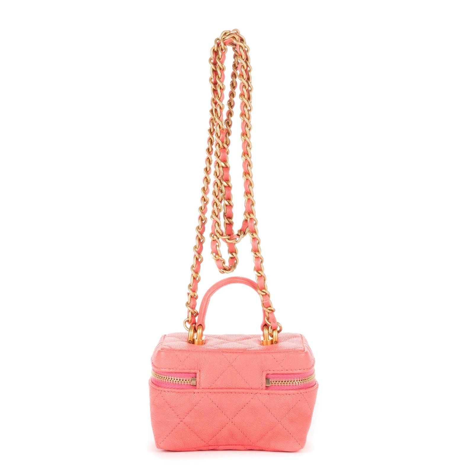 Chanel Vanity Chain Shoulder Pink — view 4