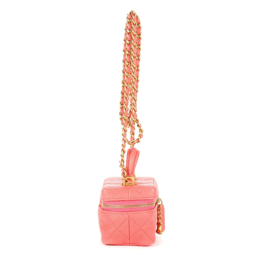 Chanel Vanity Chain Shoulder Pink — view 5