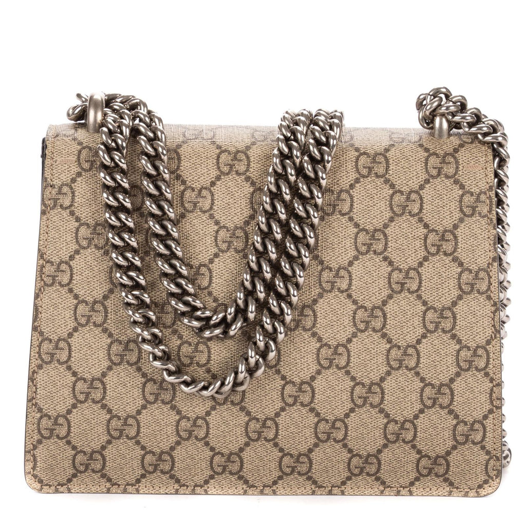 Gucci Dionysus Chain Cross Beige Black Spuri Canvas Shoulder — view 5