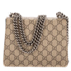 Gucci Dionysus Chain Cross Beige Black Spuri Canvas Shoulder — view 5