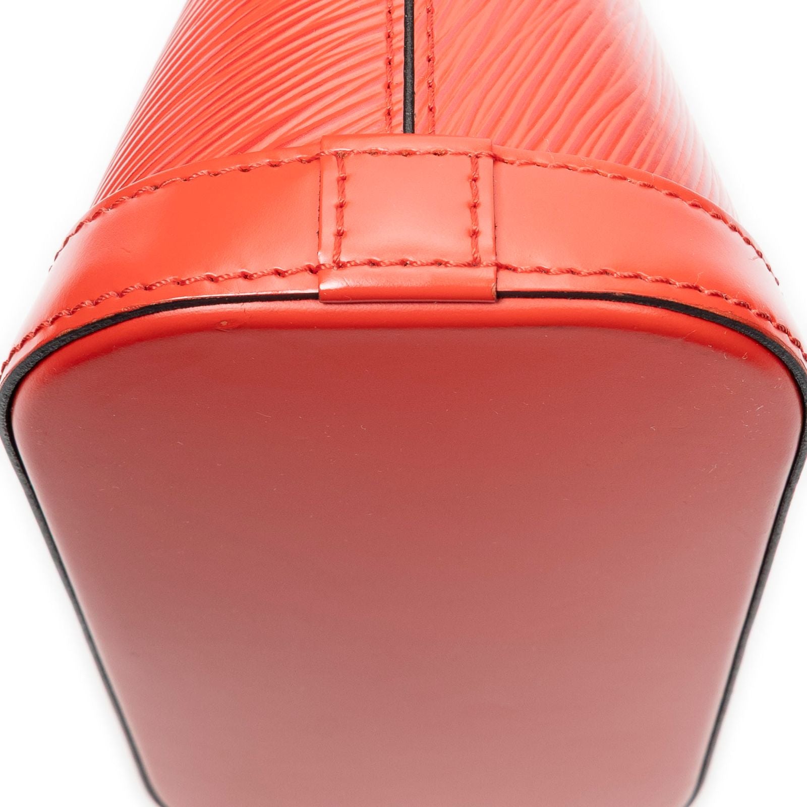 Louis Vuitton Mini Alma Chain Coquelicot Epi Handbag — view 8