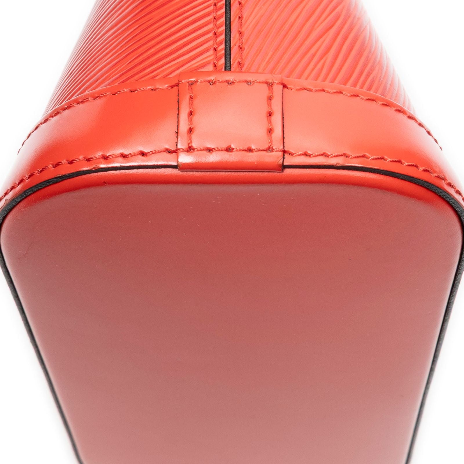 Louis Vuitton Mini Alma Chain Coquelicot Epi Handbag — view 7