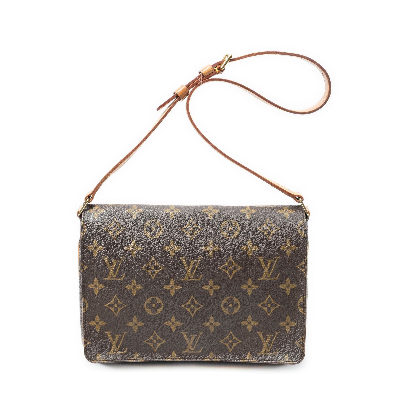 Louis Vuitton Musette Tango Brown Monogram Canvas Shoulder