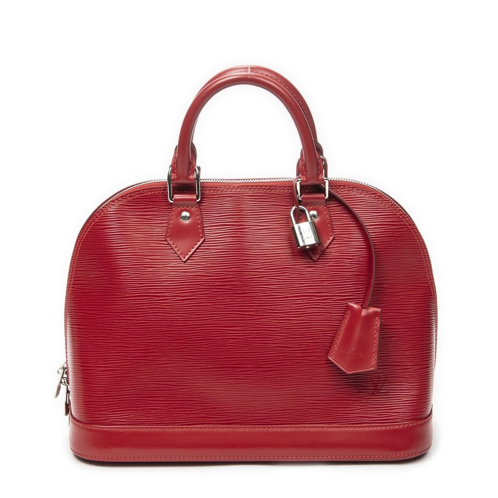 Louis Vuitton Alma Carmine Epi Handbag