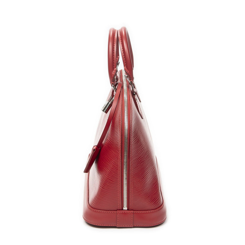Louis Vuitton Alma Carmine Epi Handbag — view 3