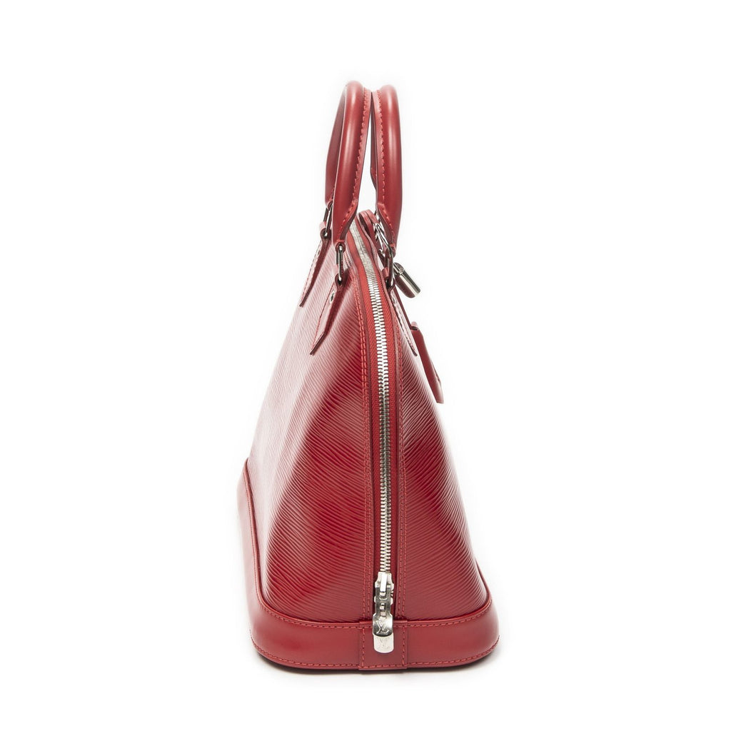 Louis Vuitton Alma Carmine Epi Handbag — view 4