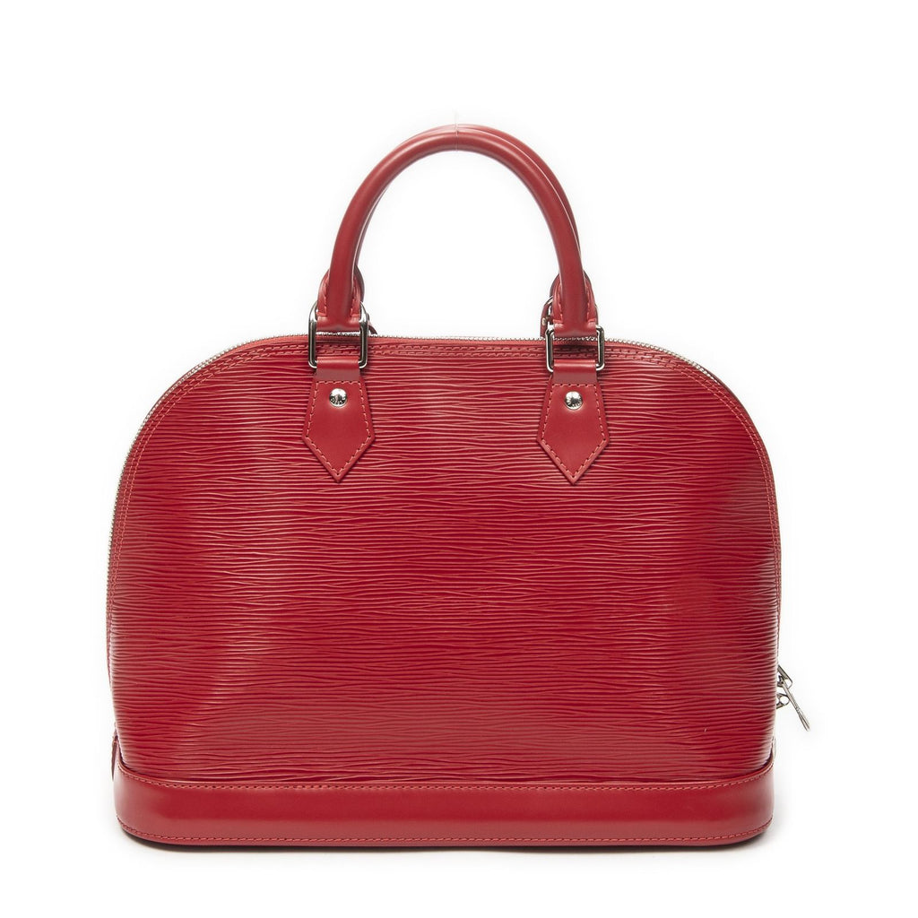 Louis Vuitton Alma Carmine Epi Handbag — view 5