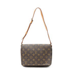 Louis Vuitton Musette Tango Brown Monogram Canvas Shoulder