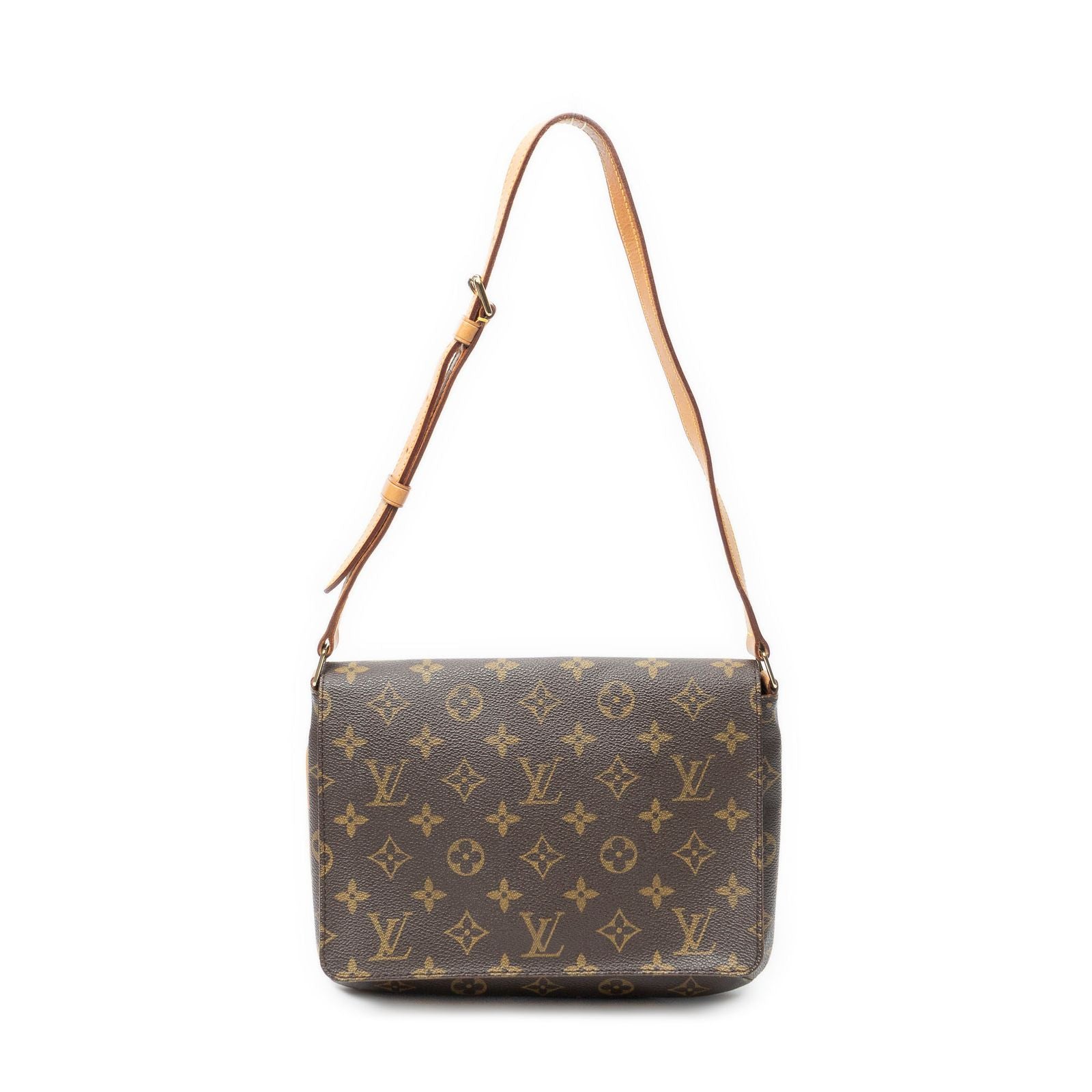 Louis Vuitton Musette Tango Brown Monogram Canvas Shoulder