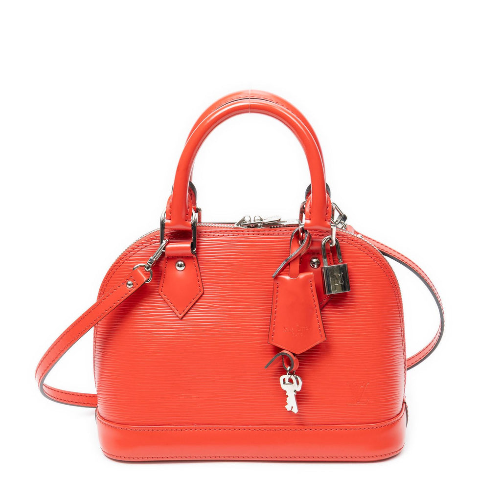 Louis Vuitton Alma Coquelicot Epi Handbag