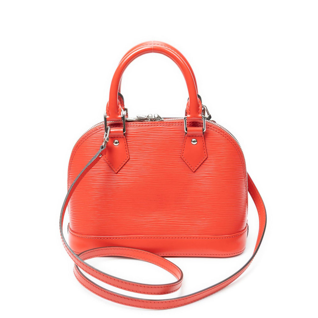 Louis Vuitton Alma Coquelicot Epi Handbag — view 5