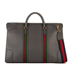 Gucci Bauletto Duffle Gray Leather — view 4