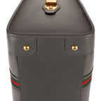 Gucci Bauletto Duffle Gray Leather — view 7