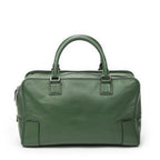 Loewe Amazona Green Grain Calf Leather Handbag — view 5