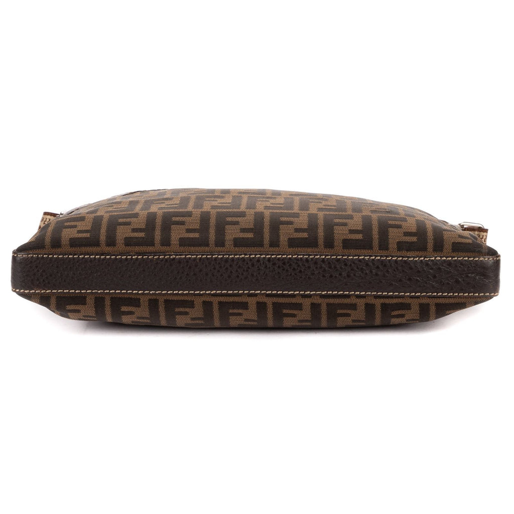 Fendi Selleria Brown Zucca Canvas Shoulder — view 6