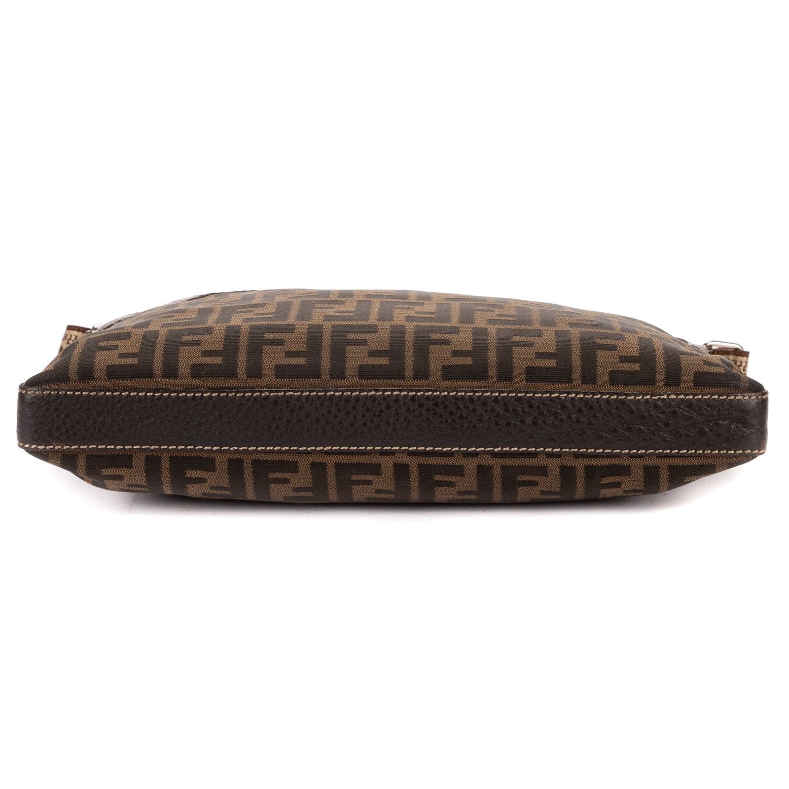 Fendi Selleria Brown Zucca Canvas Shoulder — view 6
