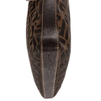 Fendi Selleria Brown Zucca Canvas Shoulder — view 7